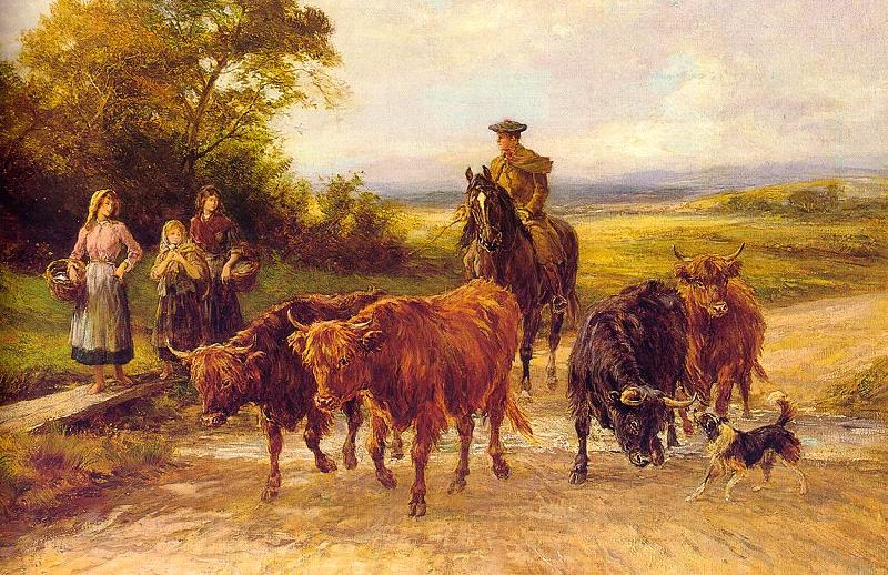 Heywood Hardy The Handsome Drover France oil painting art